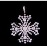 IMPORTANT 19th CENTURY MALTESE CROSS DIAMOND PENDANT