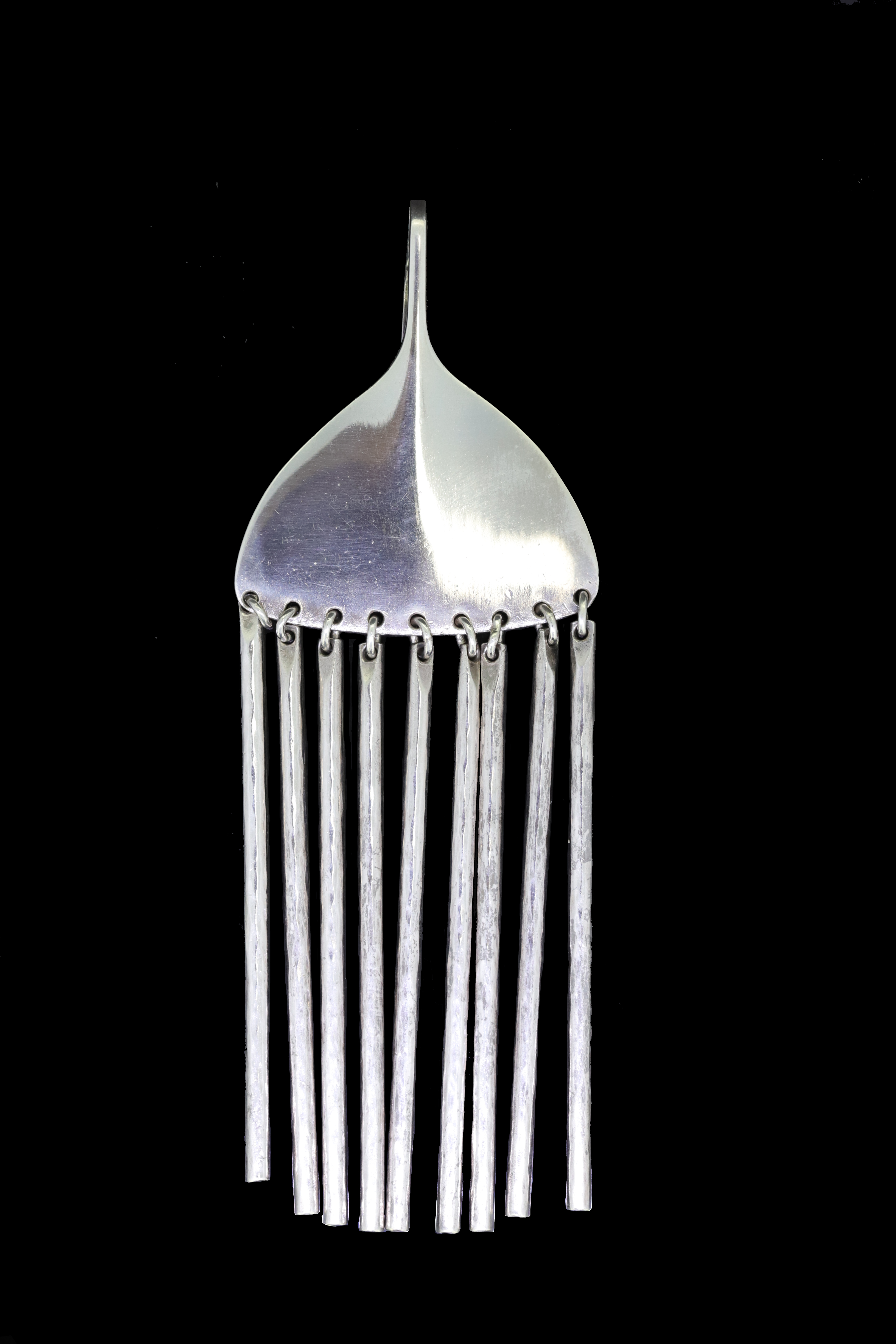 GEORG JENSEN, SILVER 'BROOM' PENDANT