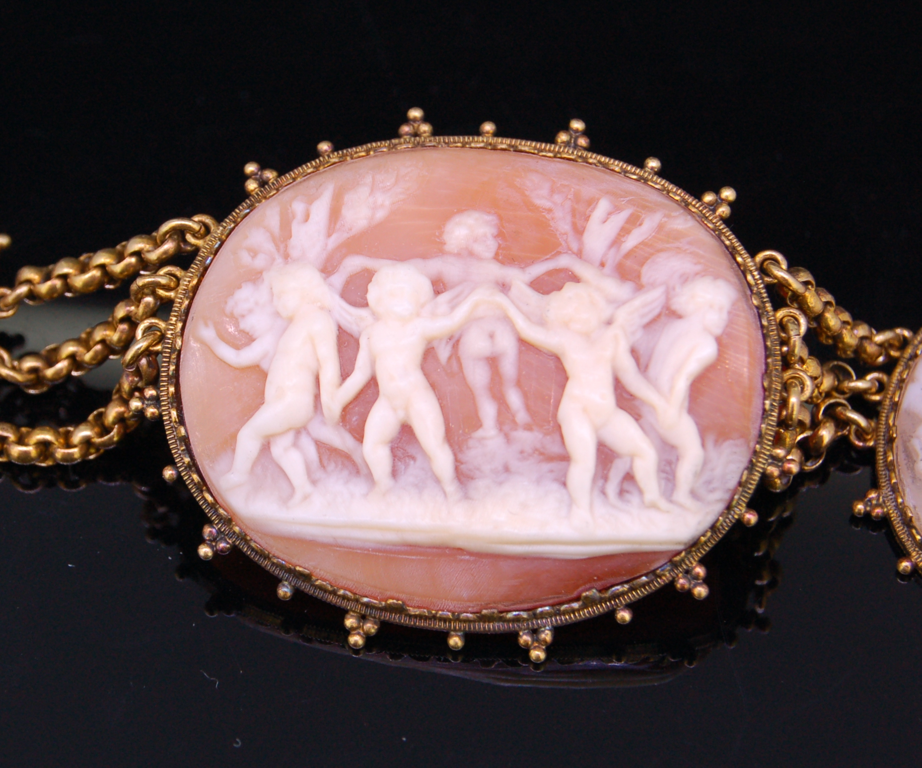 ANTIQUE CAMEO NECKLACE - Image 4 of 6