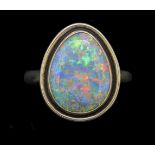 ANTIQUE GOLD OPAL RING