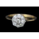 DIAMOND CLUSTER RING