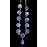 ANTIQUE MOONSTONE NECKLACE.