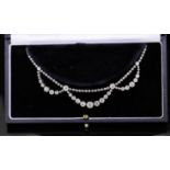 DIAMOND GARLAND NECKLACE