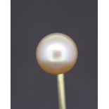 BOUCHERON, NATURAL SALTWATER PEARL TIE-PIN