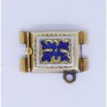 ANTIQUE ENAMEL CLASP