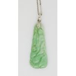 CARVED JADE PENDANT