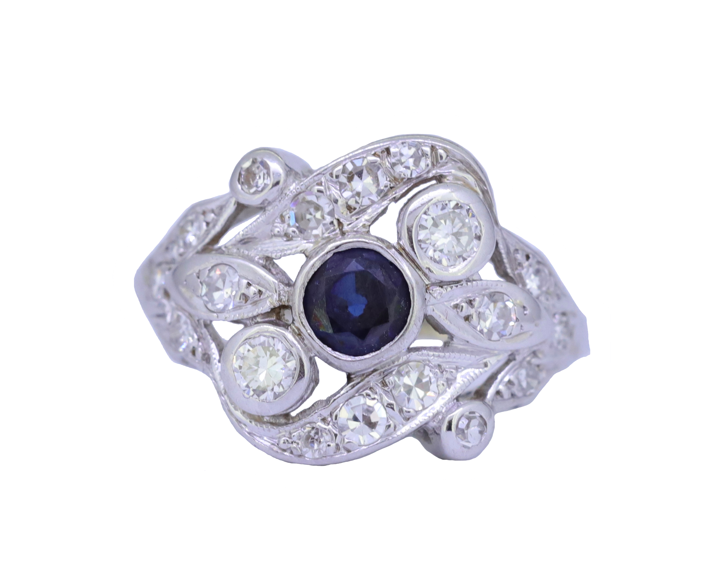 SAPPHIRE DIAMOND RING