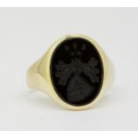 ANTIQUE INTAGLIO SEAL RING