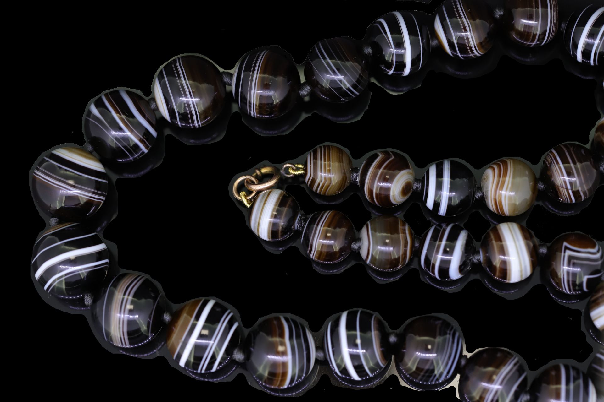 ONYX BEAD NECKLACE - Image 3 of 3