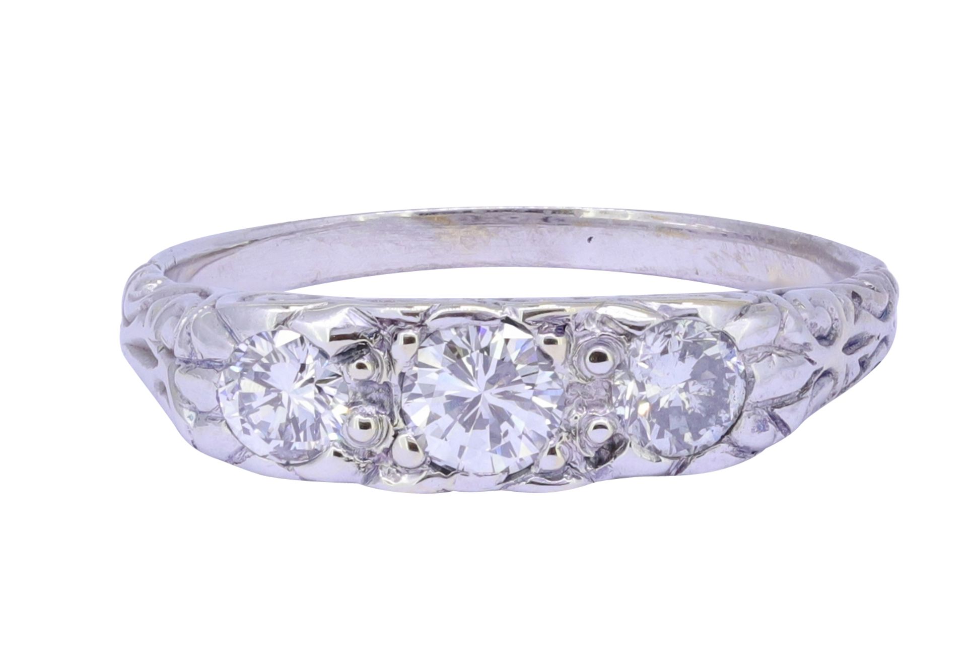 DIAMOND 3 STONE RING,