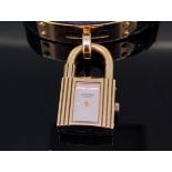 RARE 18-kt GOLD HERMES PARIS KELLY WATCH, SPECIAL EDITION