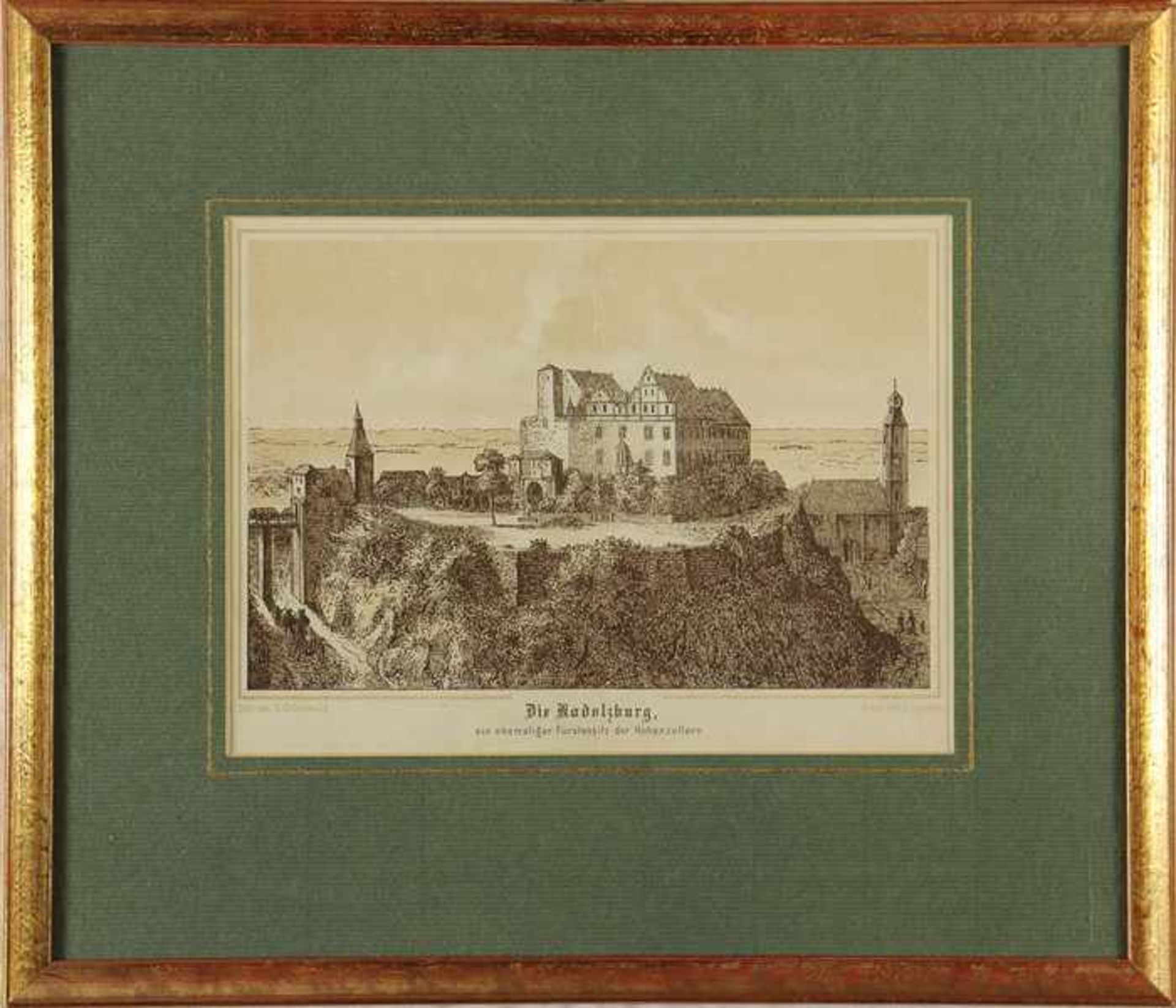 Geuder, L. - Cadolzburg"Die Cadolzburg, ein ehemaliger Fürstensitz der Hohenzollern", Litho. n.