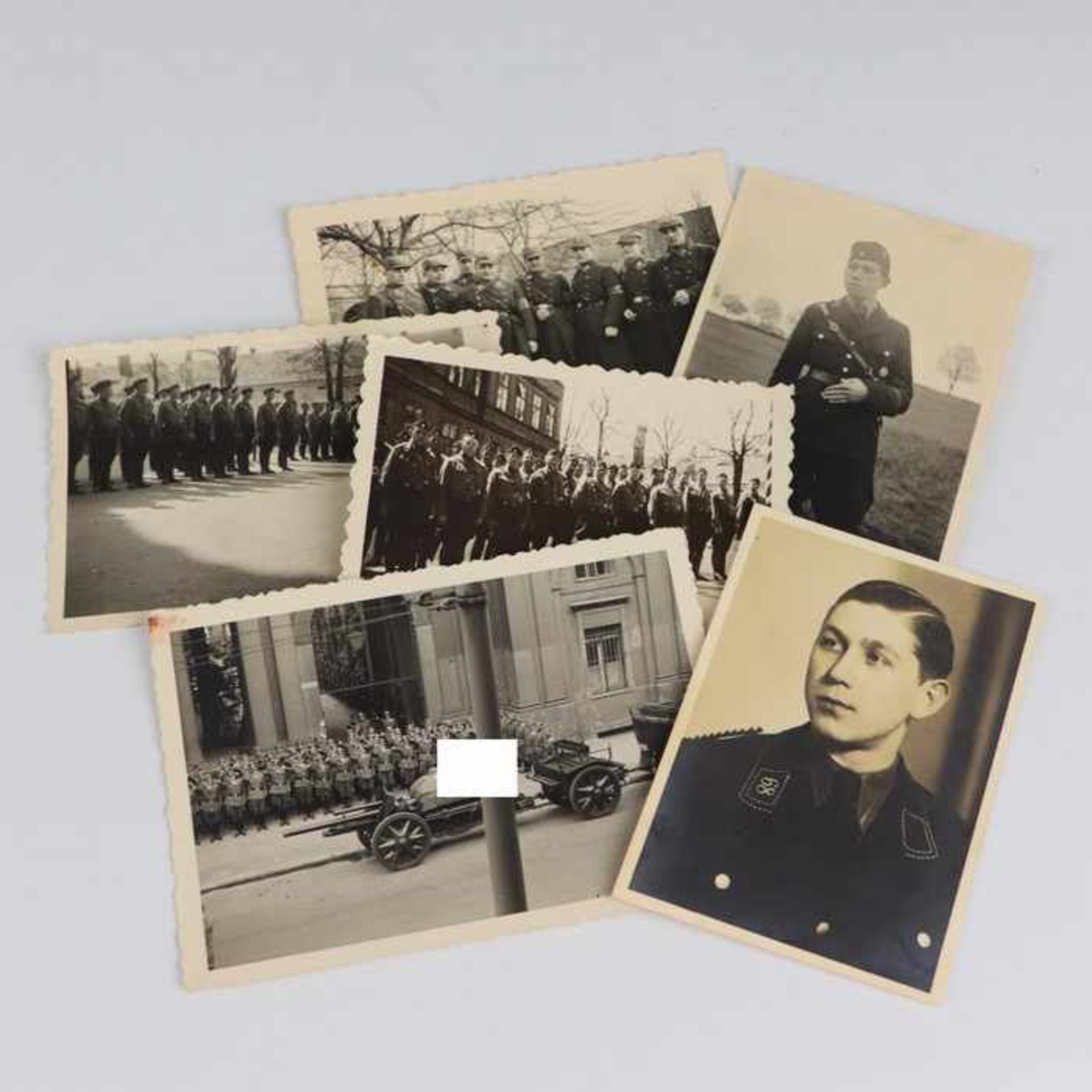 Fotografien - Waffen-XX6 St., private Aufnahmen v. XX- u. SA-Männer in Uniformen, als Porträt- u.