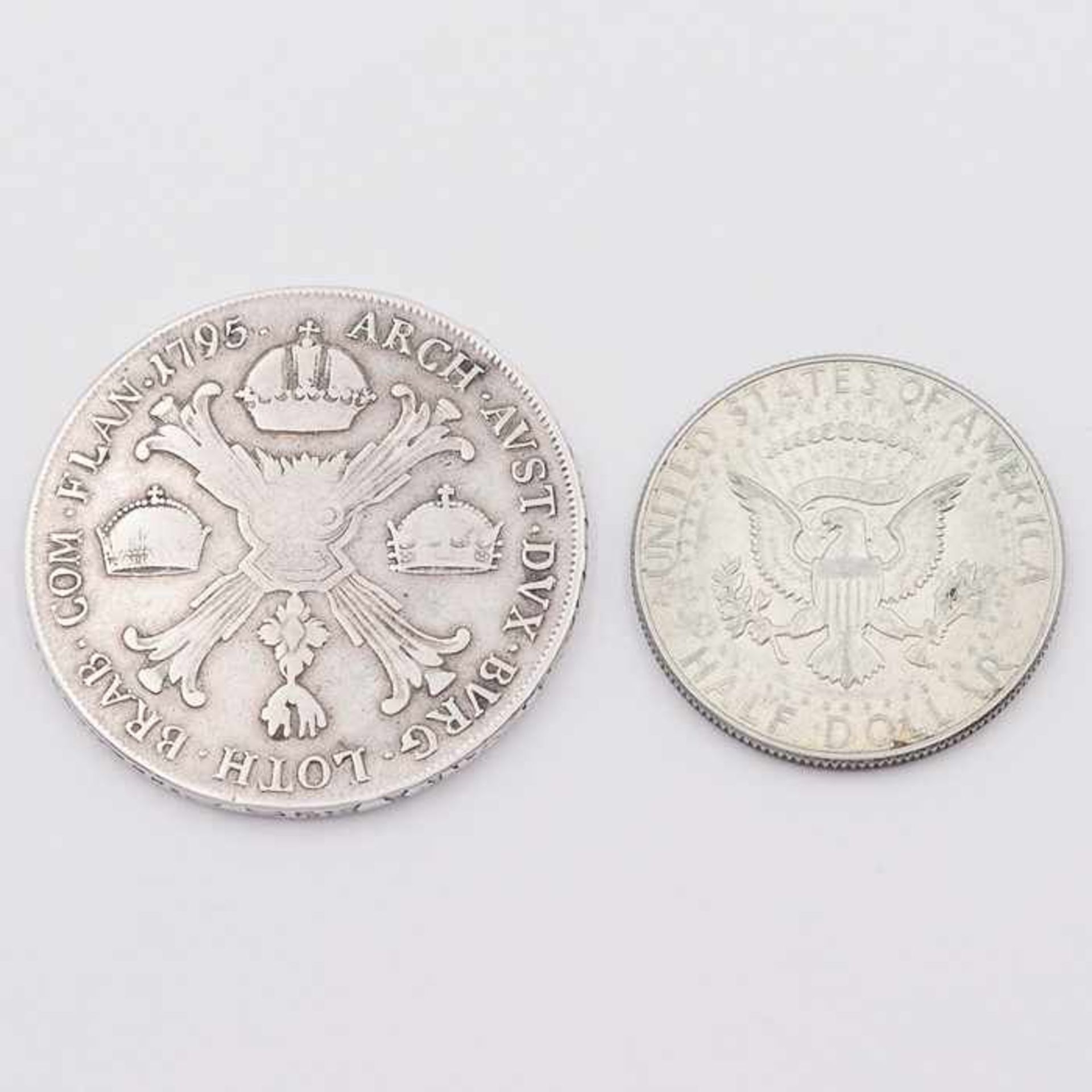 Münzen - Österreich/USAUmlauf- u. Gedenkmünzen, 1x 1/2 Dollar, Kennedy "Liberty in God we trust", - Bild 2 aus 2
