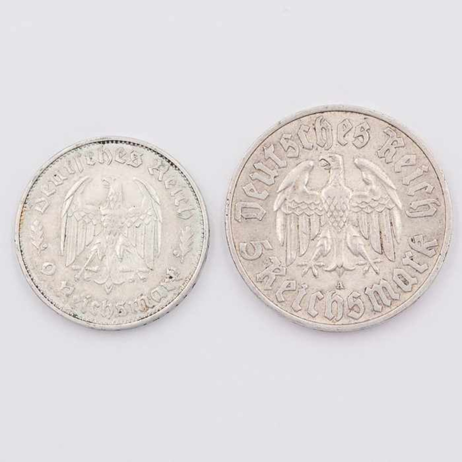 Münzen - 3.Reich2 St., Gedenkmünzen, Si 900, 1x 5 Reichsmark, 450. Geburtstag von Martin Luther, av.