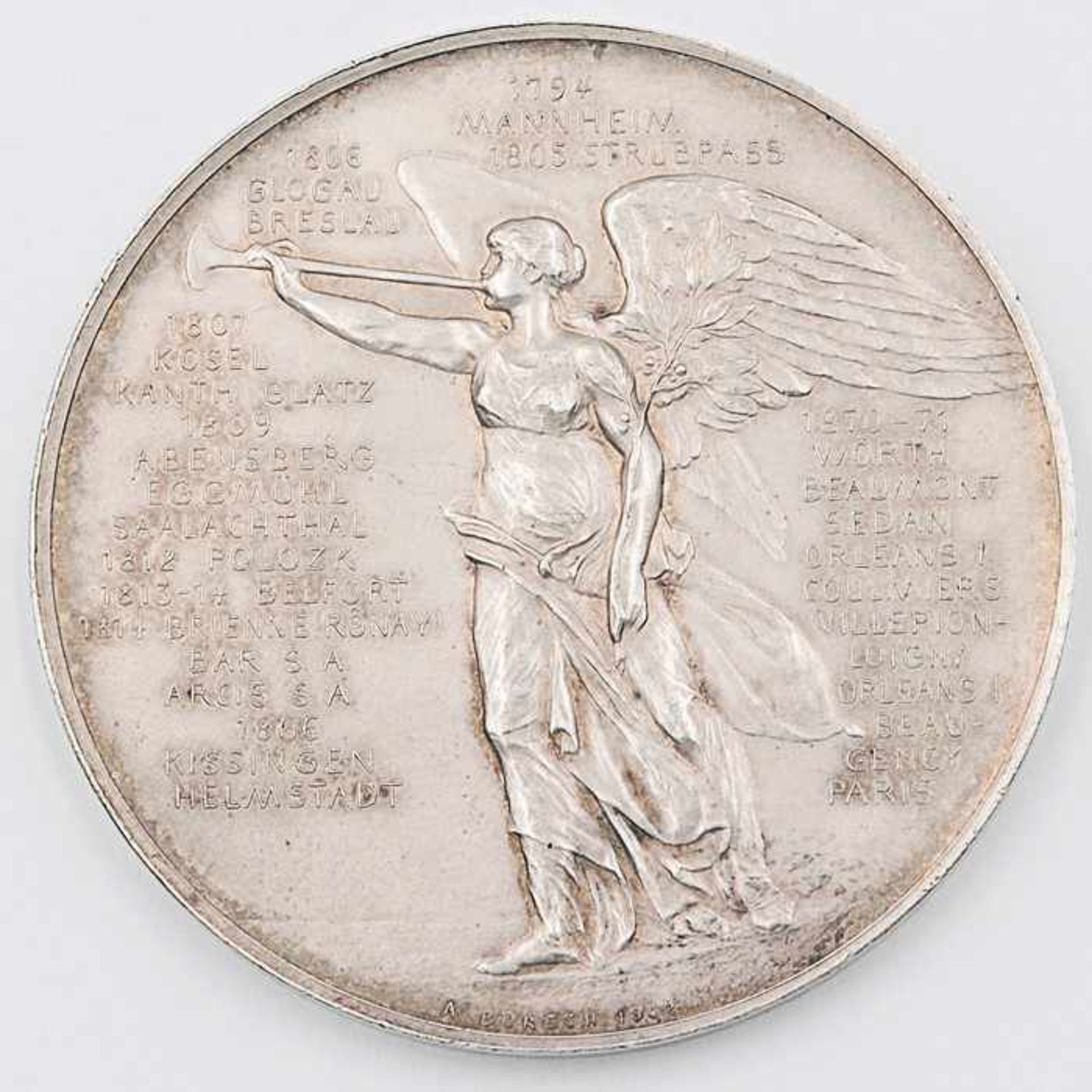 Medaille - BayernPrinzregent Luitpold 1886-1913. v. 1902, gest. Alois Börsch, av. Siegesgöttin