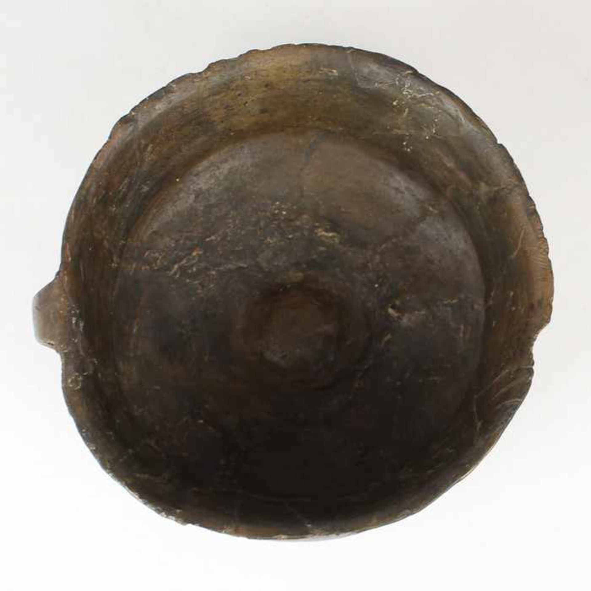 TrinkgefäßNeolithikum, um 4000 v. Chr., Arborner Kulturen, Egg Obere Güll (Fundort), brauner Ton, - Bild 2 aus 3