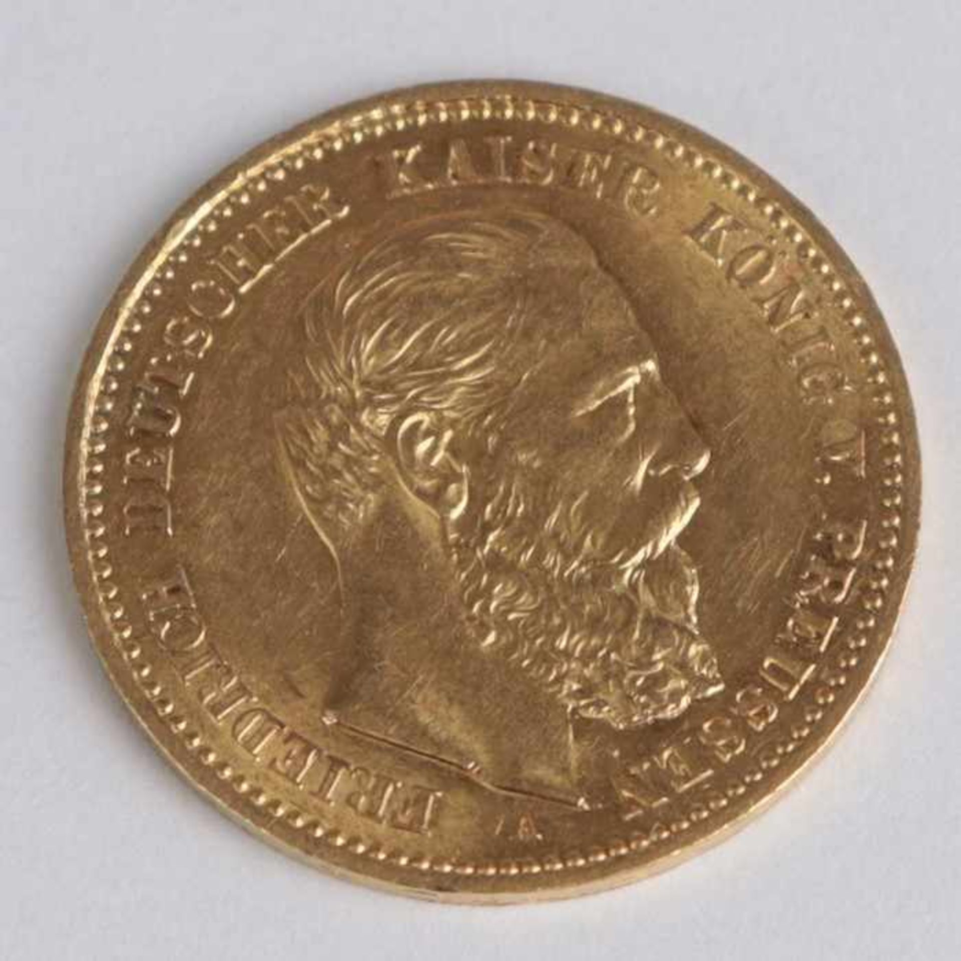 Goldmünze Preussen - 10 MarkFriedrich Deutscher Kaiser König v. Preussen, Deutsches Reich,1888/A,