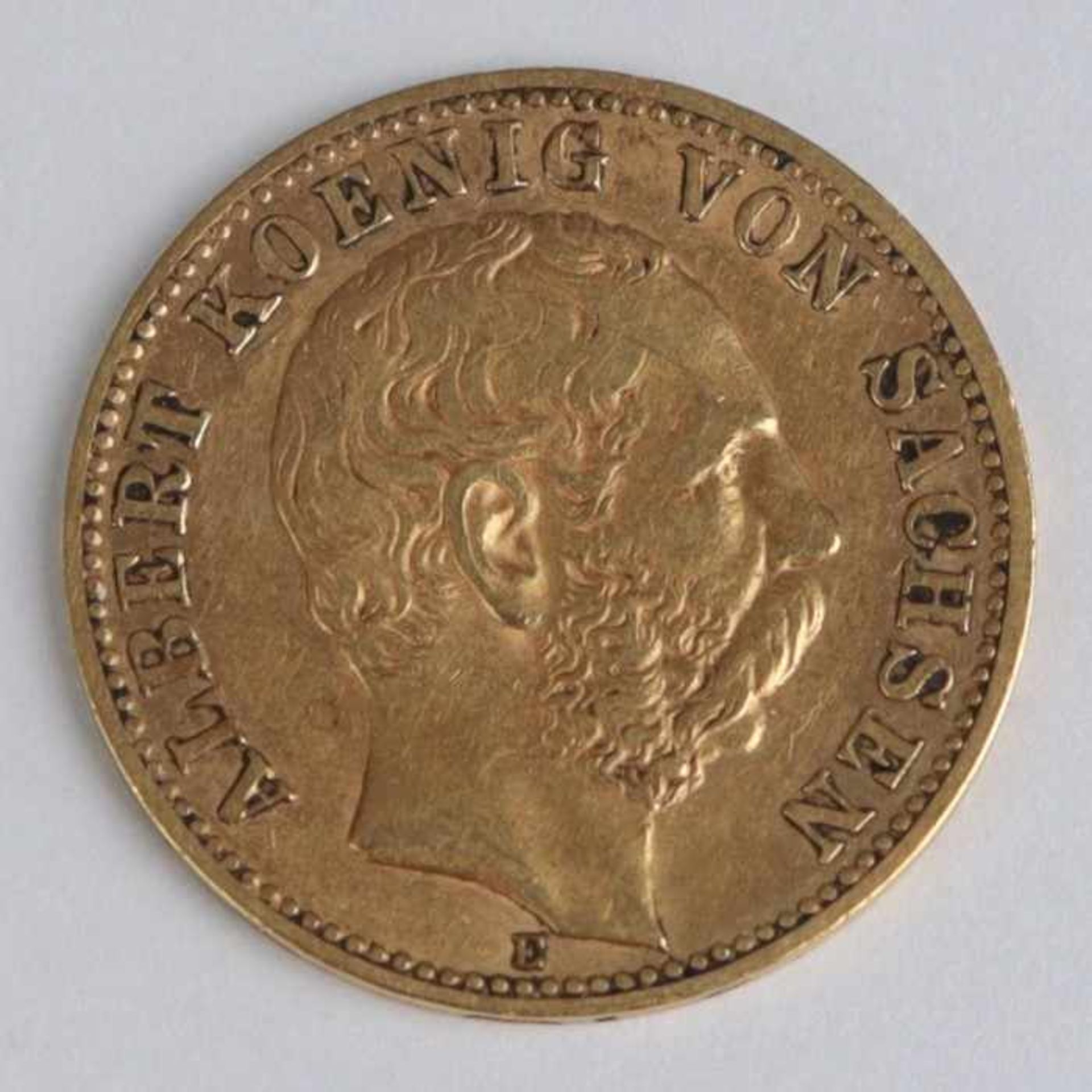 Goldmünze Sachsen - 10 Mark
