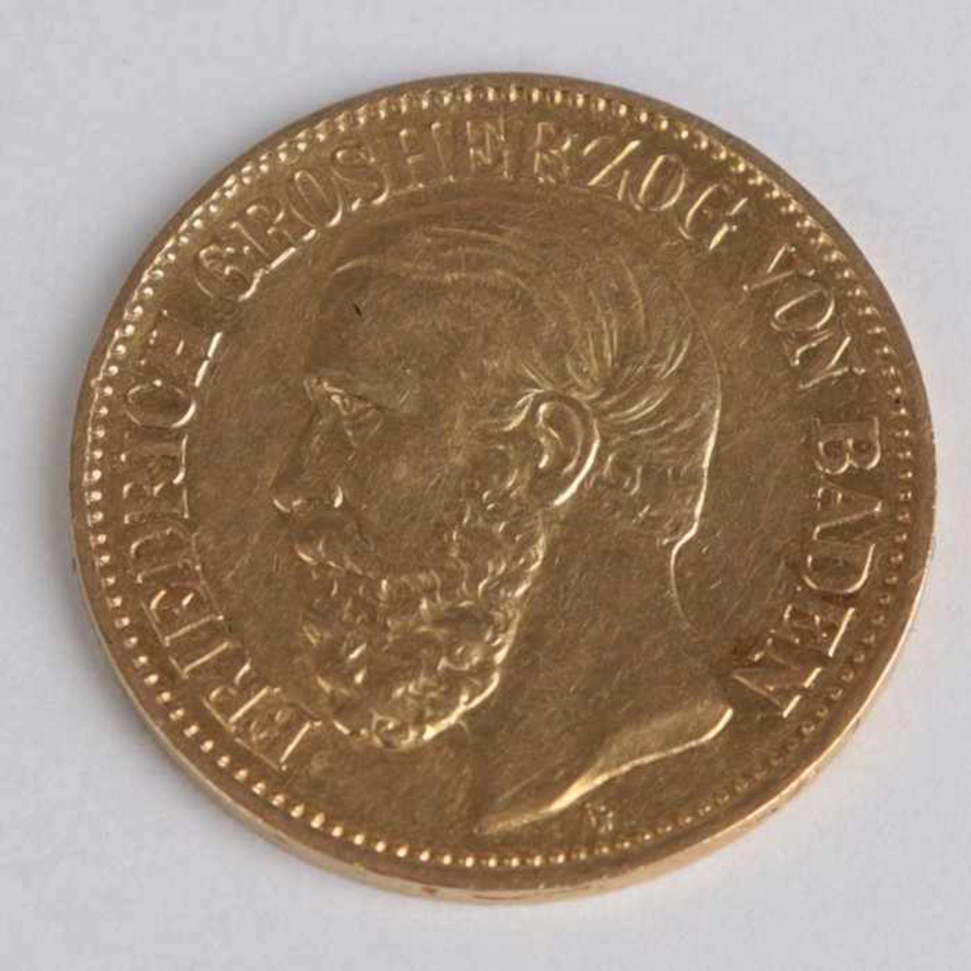 Goldmünze Baden - 10 Mark