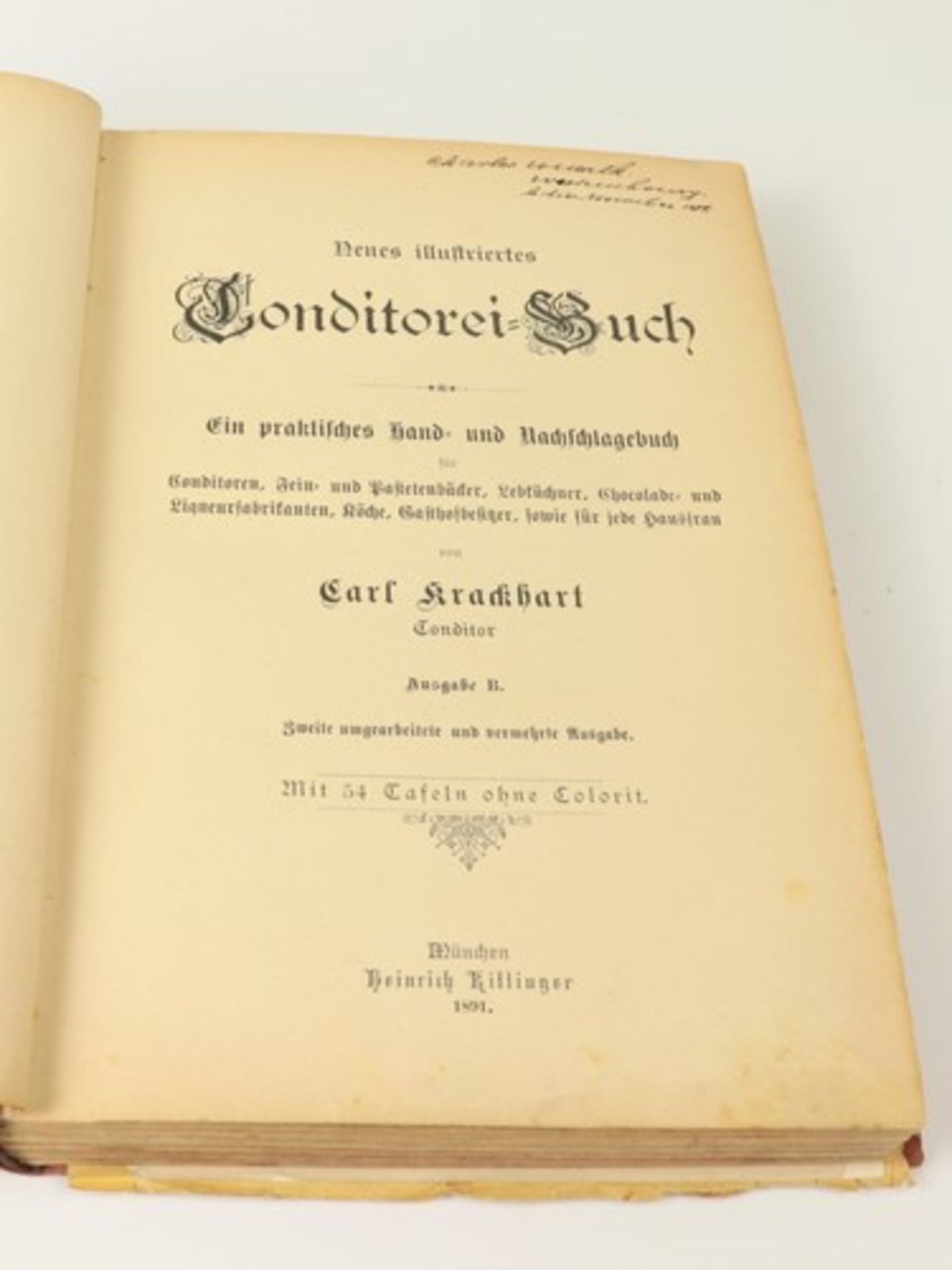 Kochbücher - Drei Stück2x Kiehnle, Hermine: "Kochbuch des Schwäbischen Frauenvereins" 1914 u. " - Bild 3 aus 3