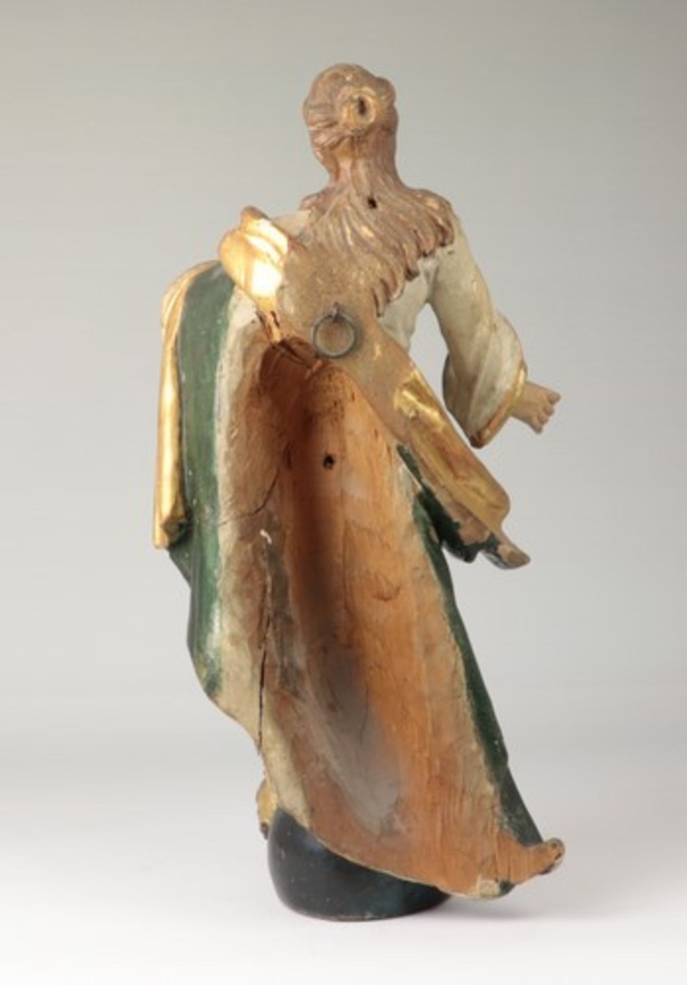 Mondsichelmadonna18. Jh., Holzskulptur, geschnitzt, stehende vollplast. Figur, Madonna mit dem - Image 2 of 6