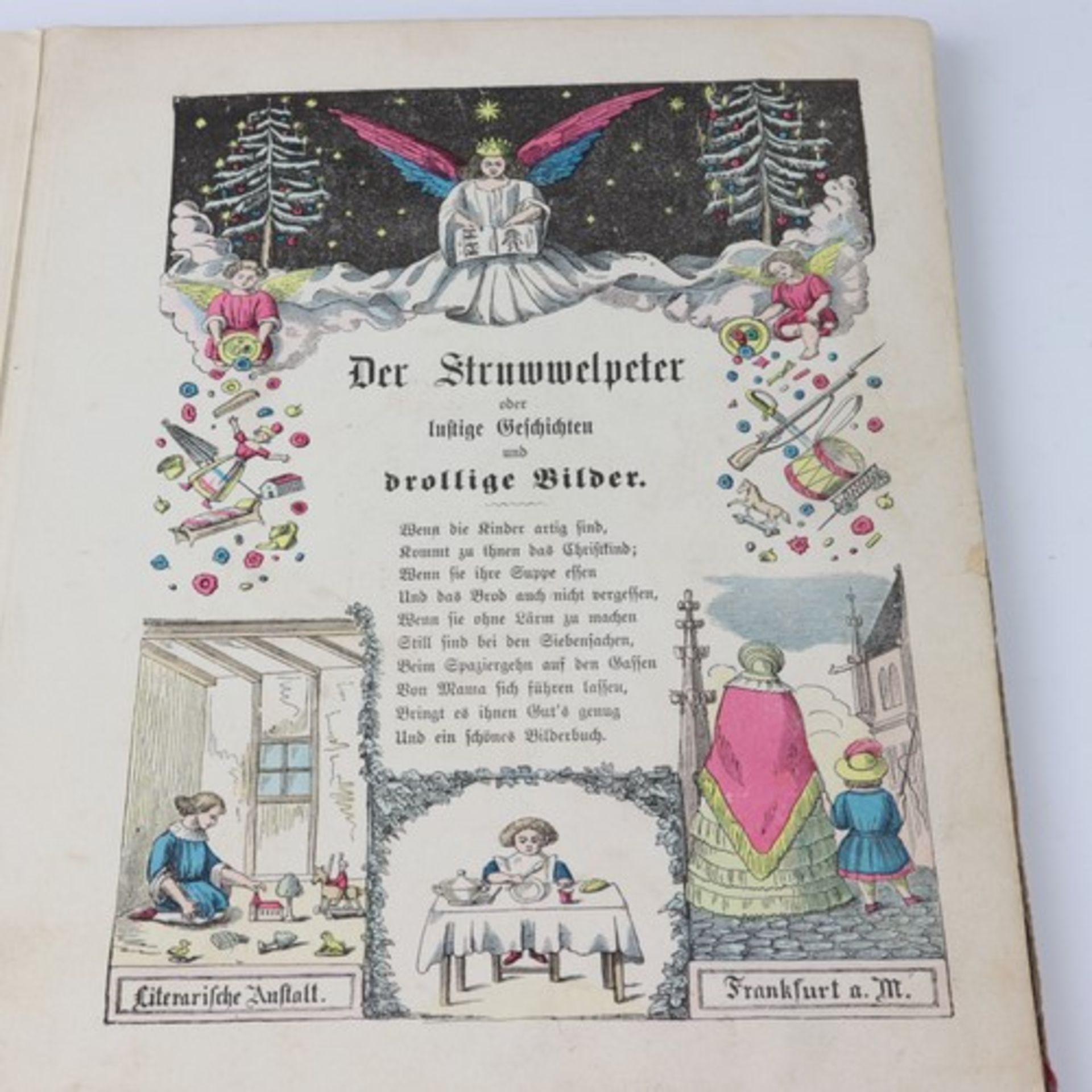 Konvolut3 St., Hoffmann, Heinrich: "Der Struwwelpeter oder lustige Geschichten und drollige Bilder", - Bild 2 aus 8