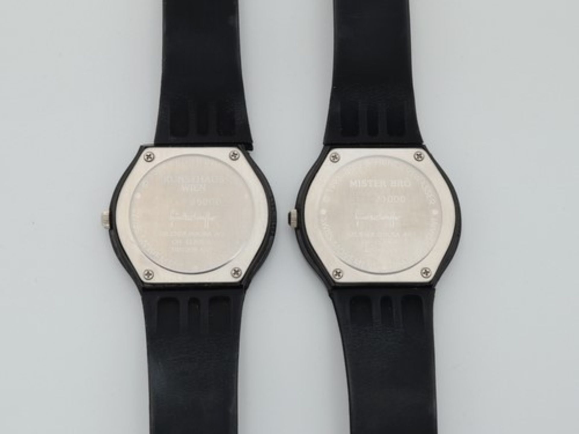 Hundertwasser - Künstlerarmbanduhren2 St., limitierte Edition, 1x Mister Bro, Nr.637/1000, u. 1x - Bild 2 aus 8