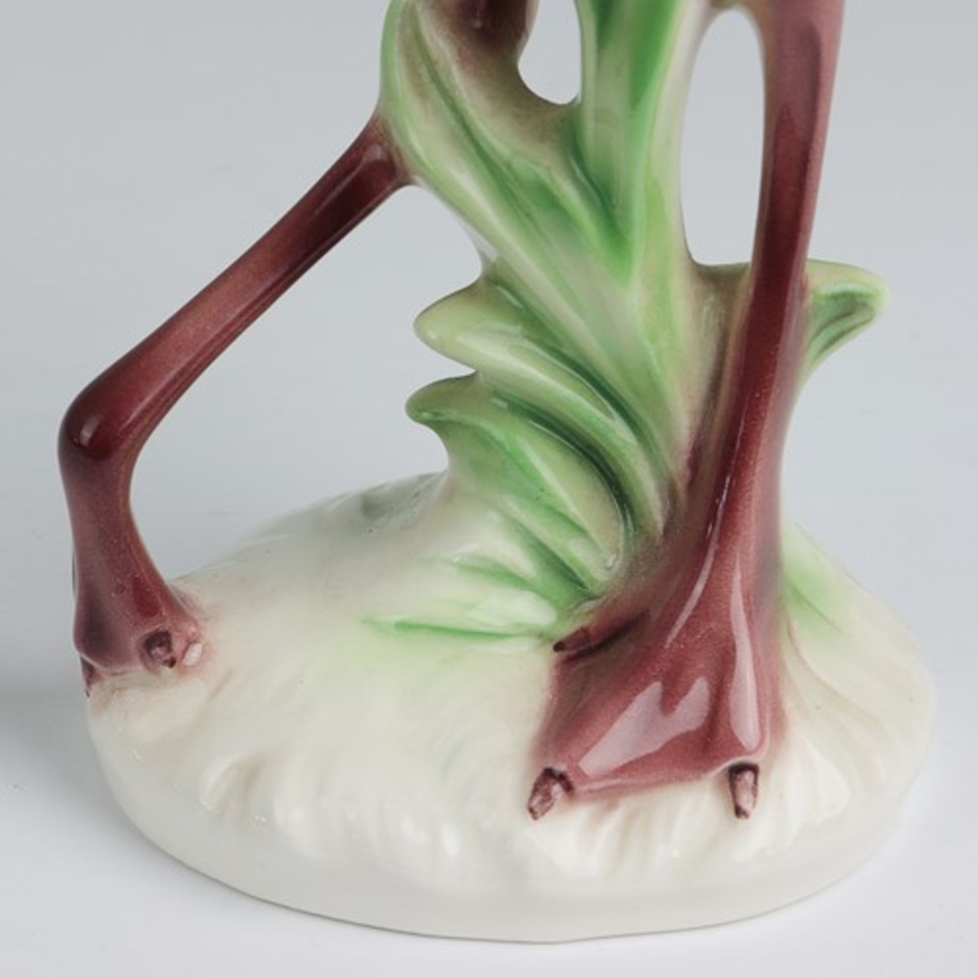 Goebel - FigurStempelmarke, Nr. 38 609 26, vollplast. Flamingo auf naturalist. Plinthe, farbig - Bild 5 aus 6