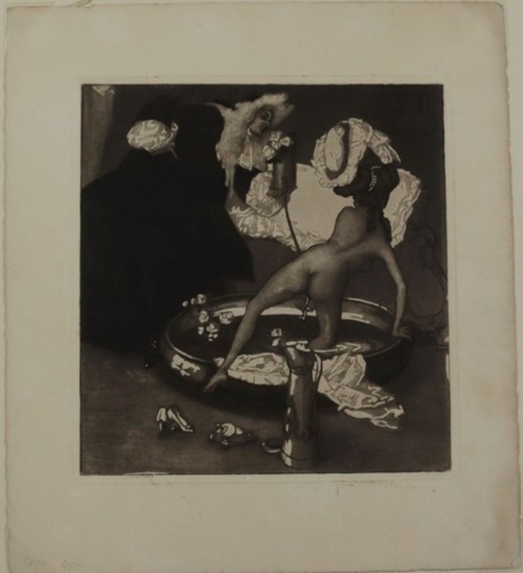 Bayros, Franz von - Erotica1866 Zagreb - 1924 Wien, Studium an der Wiener Akademie, ab 1897 an den