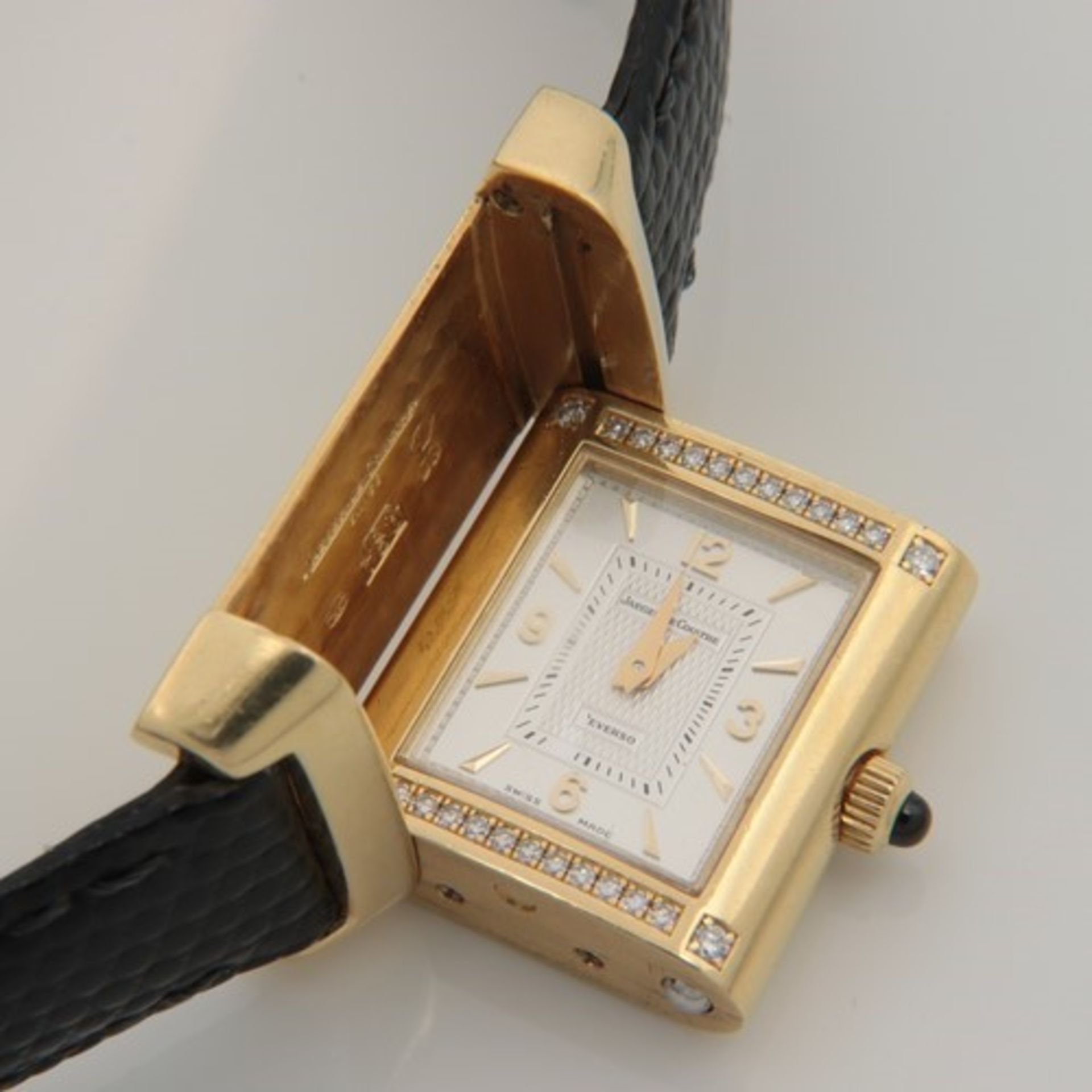 Jaeger-leCoultre - DamenarmbanduhrSchweiz, GG 750, elegante Reverso, Gehäusenummer der Uhr: "265. - Bild 17 aus 21