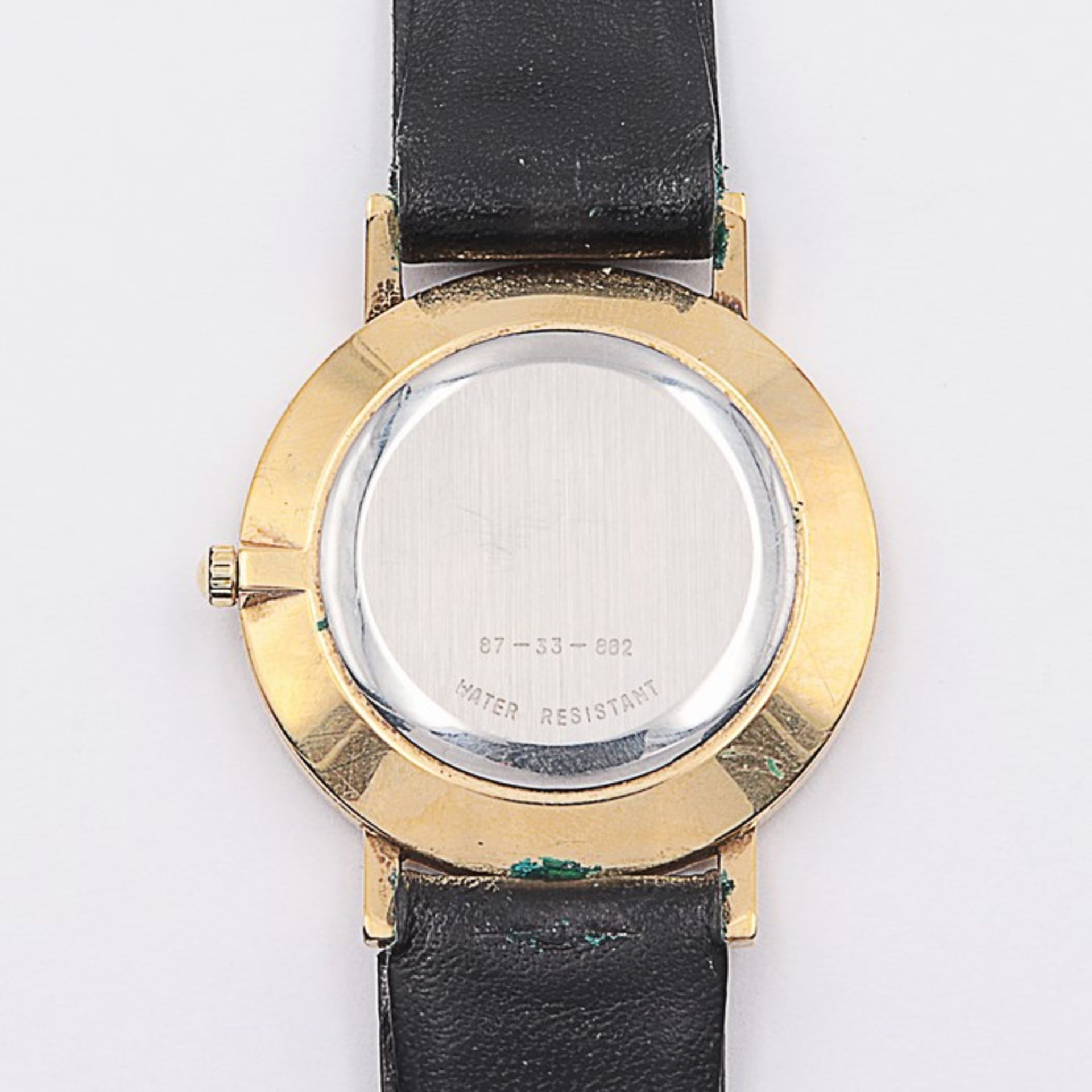 Movado - DamenarmbanduhrSchweiz, rundes Gehäuse, Dca.3cm, schwarzes Zifferblatt, mit goldenem - Bild 2 aus 3