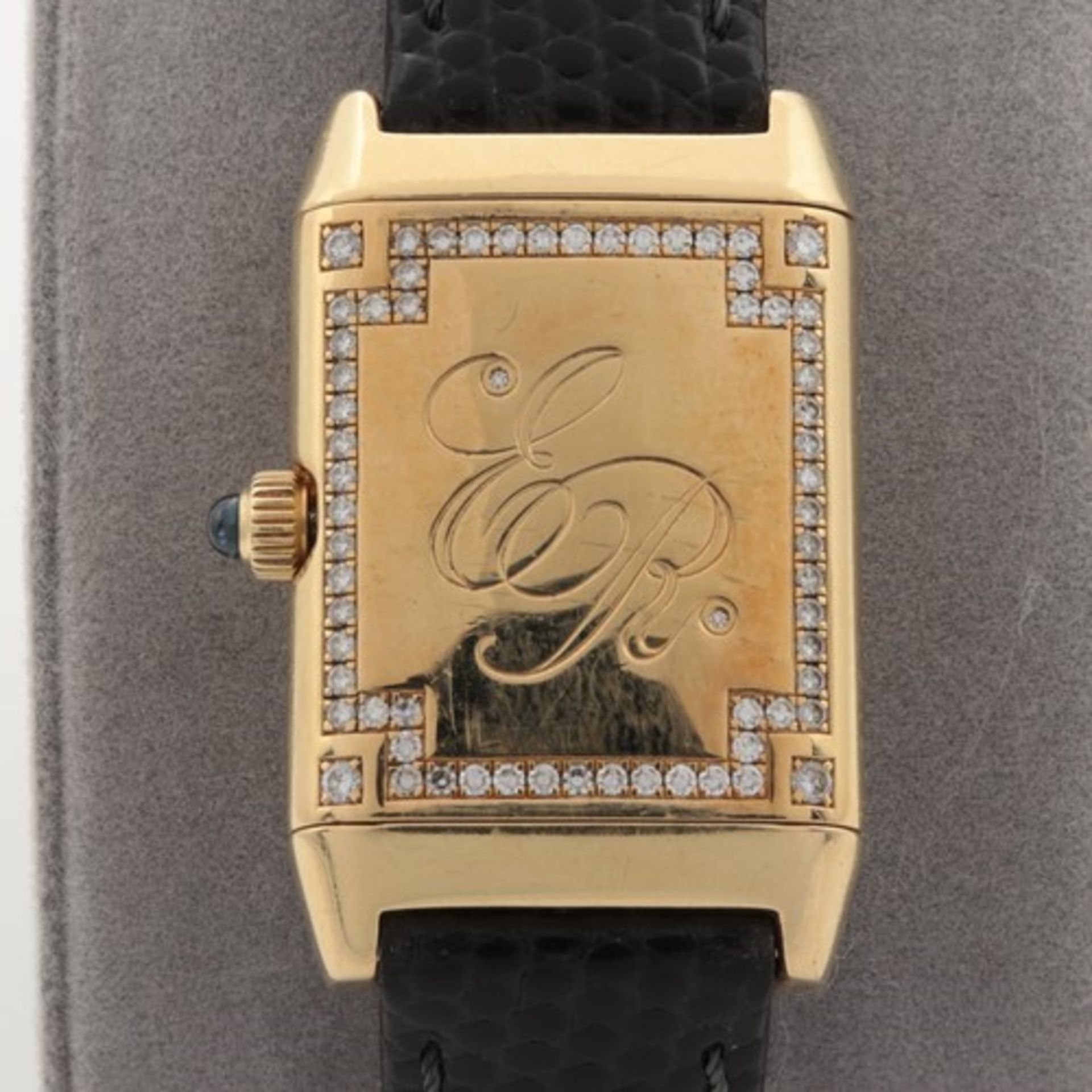 Jaeger-leCoultre - DamenarmbanduhrSchweiz, GG 750, elegante Reverso, Gehäusenummer der Uhr: "265. - Bild 18 aus 21