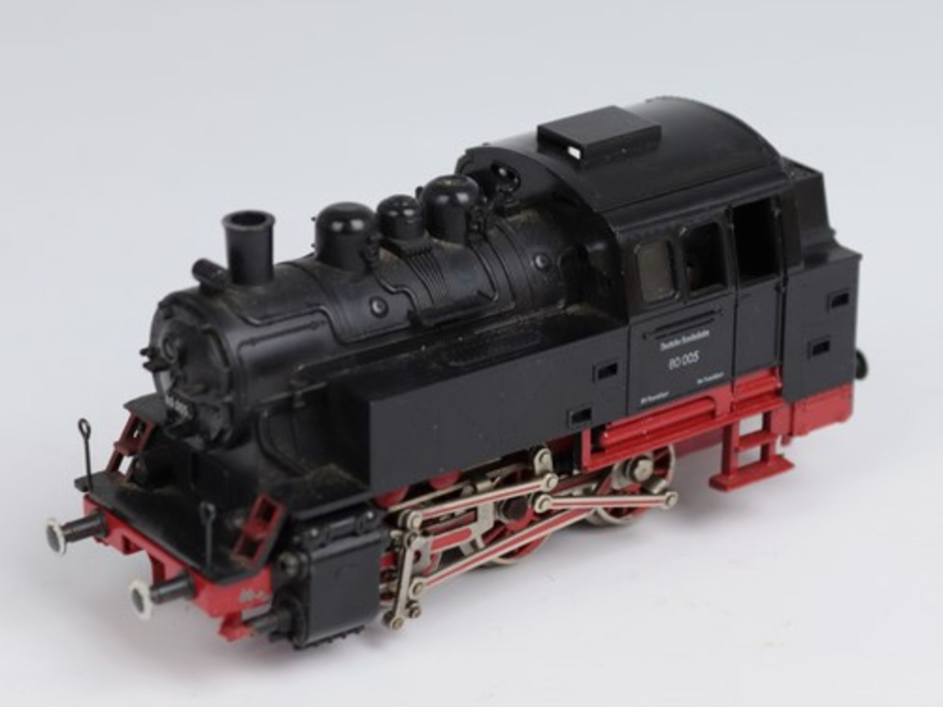 Fleischmann - Lokomotiven3 St., Spur H0, Kunststoff/Metall, schwarz u. rot gefasst, Deutsche Bahn/ - Image 3 of 5