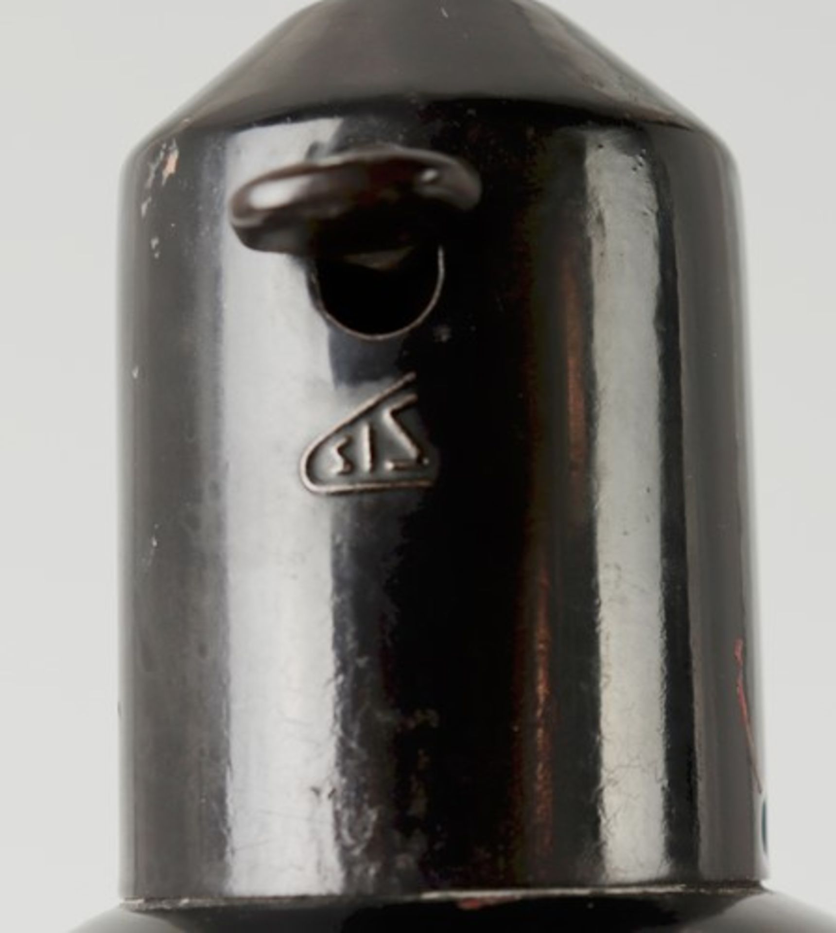 Tischlampe - Art-décoim Schirm bez., Prägemarke SIS, um 1920, Werkstattlampe/Gelenklampe - Bild 5 aus 6