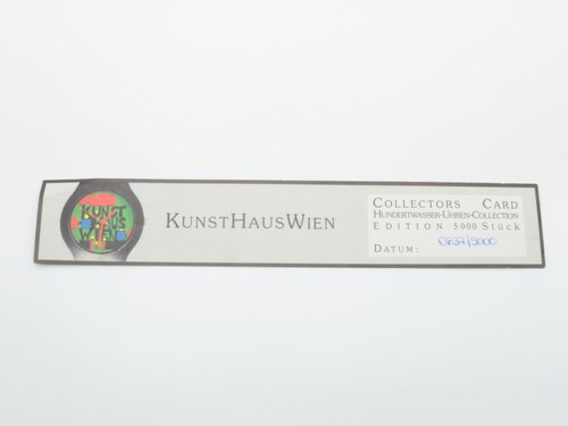 Hundertwasser - Künstlerarmbanduhren2 St., limitierte Edition, 1x Mister Bro, Nr.637/1000, u. 1x - Bild 6 aus 8