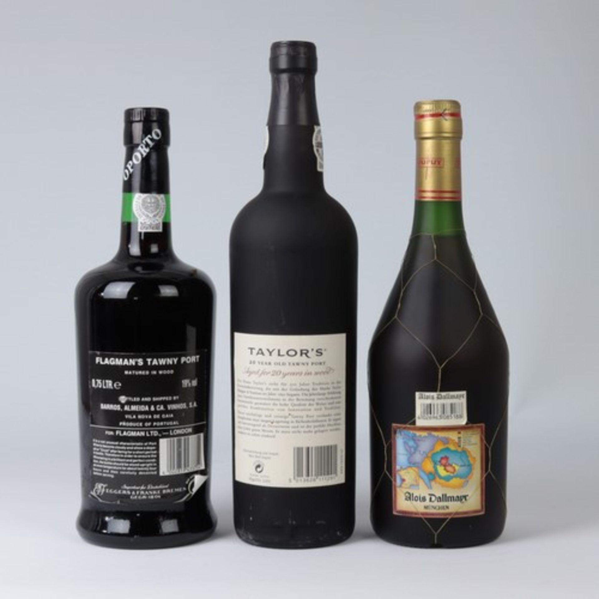 Konvolut3 Fl., 1x Cognac, A.E. Dupuy, XO, Fine Champagne, Alois Dallmayer, München, 700 ml, 40 % - Image 2 of 2