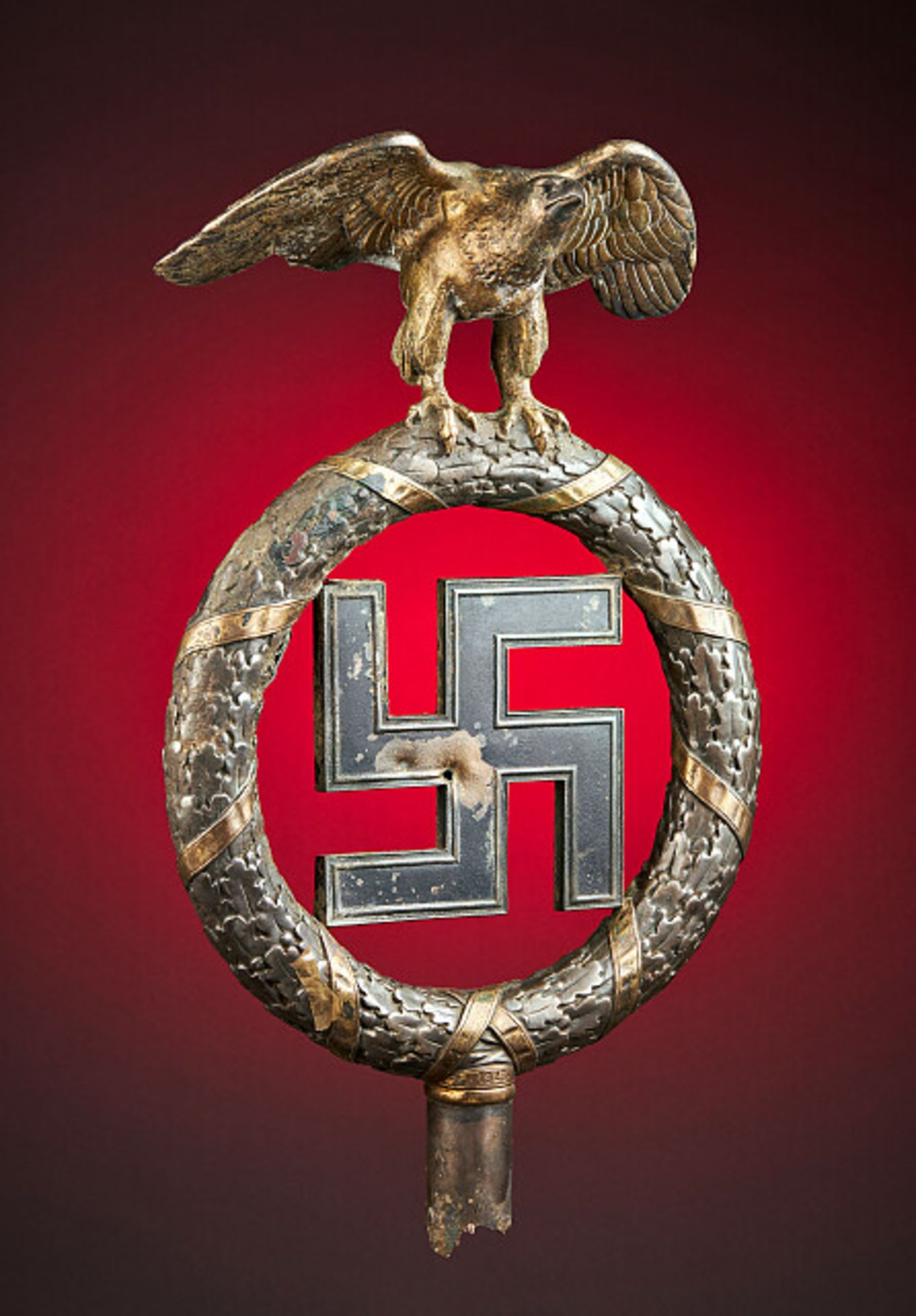 Deutsches Reich 1933 - 1945 - NSDAP : Standartenspitze mit Hoheitszeichen der Deutschland-Erwache- - Bild 2 aus 3