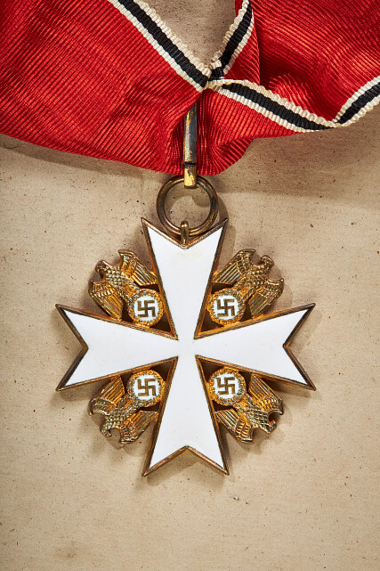 Deutsches Reich 1933 - 1945 - Orden und Ehrenzeichen - Deutscher-Adler-Orden : Verdienstkreuz mit - Image 3 of 5