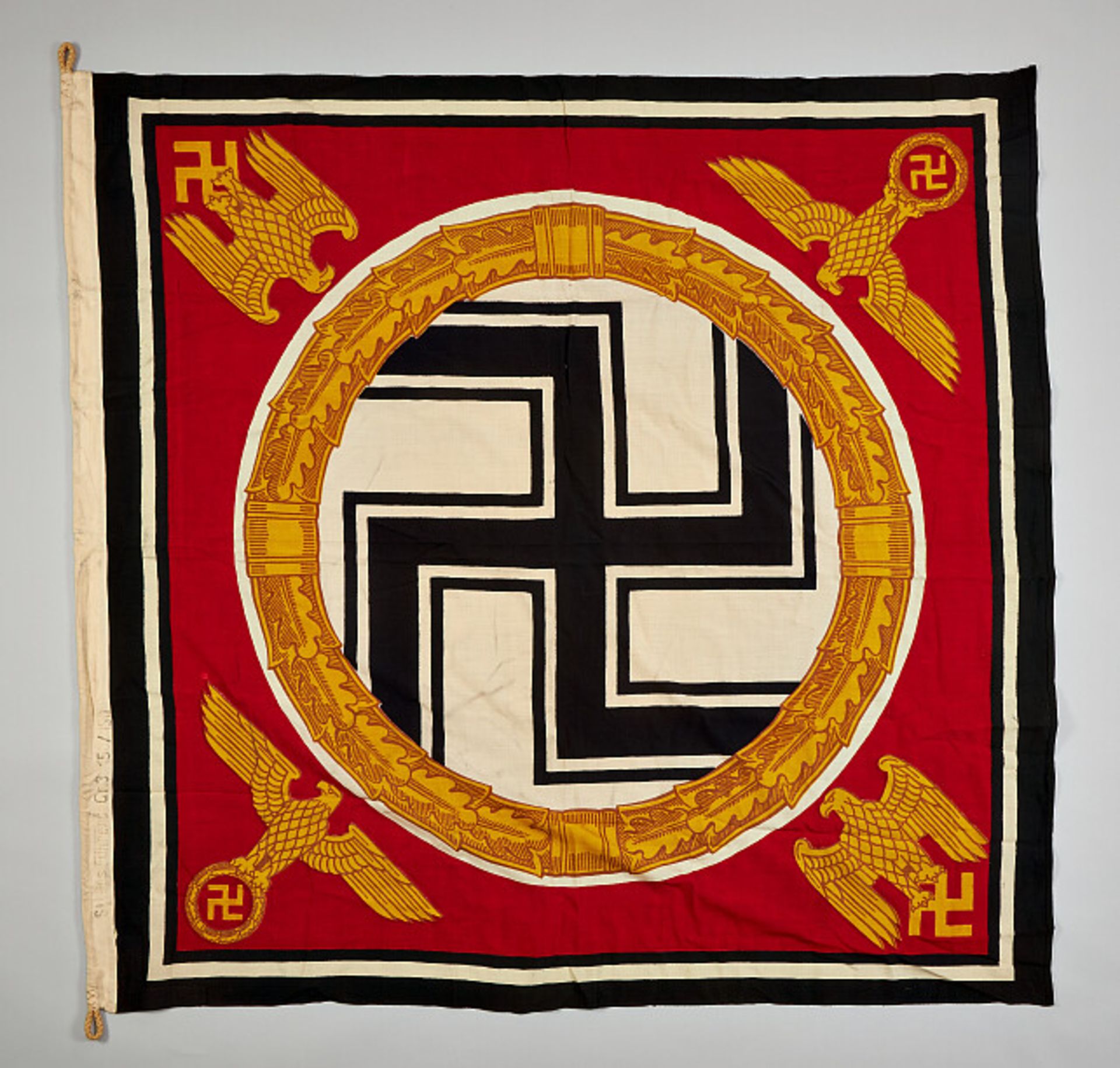 Deutsches Reich 1933 - 1945 - Führende Persönlichkeiten des 3.Reiches : Führerstandarte.Exemplar zur - Bild 4 aus 4