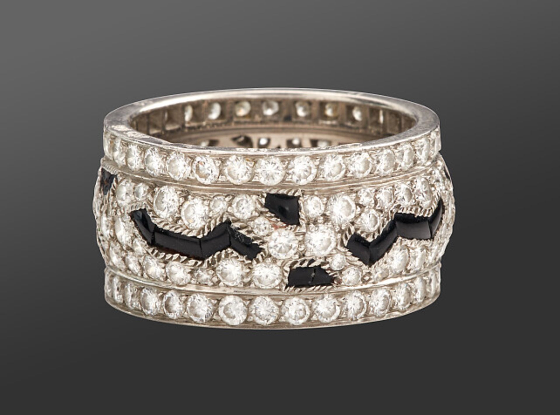Deutsches Reich 1933 - 1945 - Schmuck und Juwelen : Diamant - Onyx Ring by Cartier. - Bild 3 aus 15
