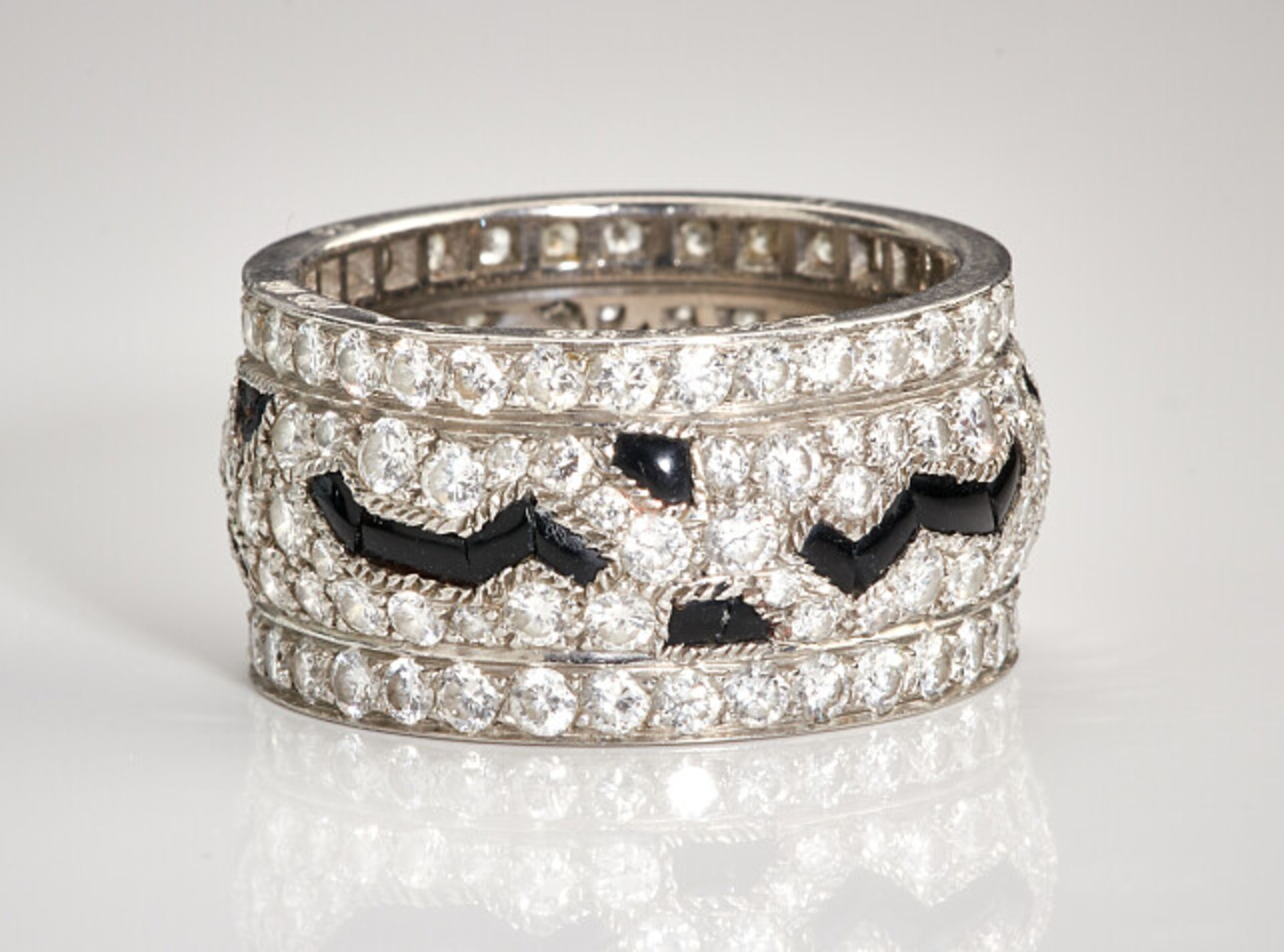 Deutsches Reich 1933 - 1945 - Schmuck und Juwelen : Diamant - Onyx Ring by Cartier. - Bild 11 aus 15