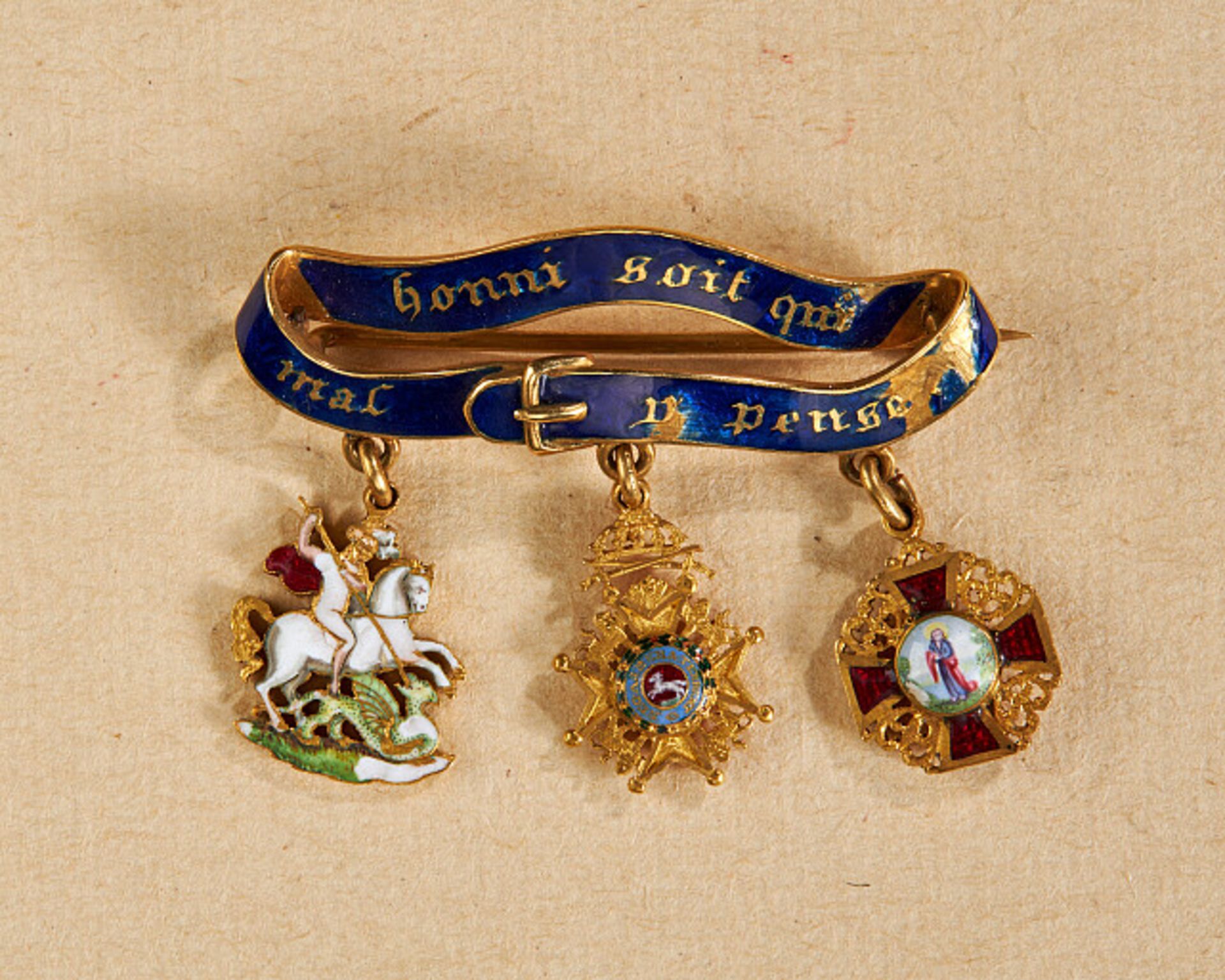 Ausländische Orden & Ehrenzeichen - Grossbritannien : Miniaturensemble eines Ritters des Hose - Image 3 of 3