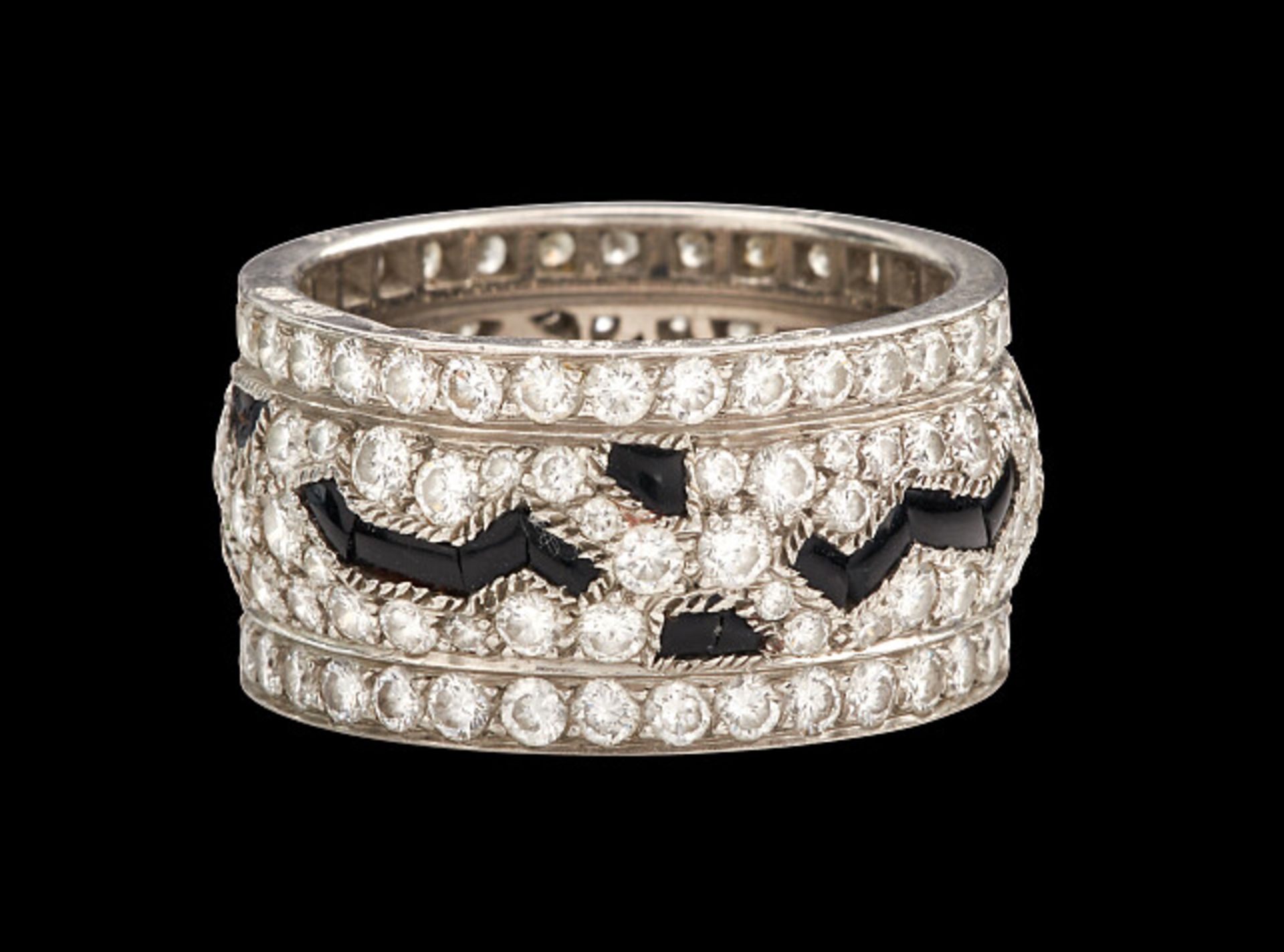 Deutsches Reich 1933 - 1945 - Schmuck und Juwelen : Diamant - Onyx Ring by Cartier. - Bild 6 aus 15