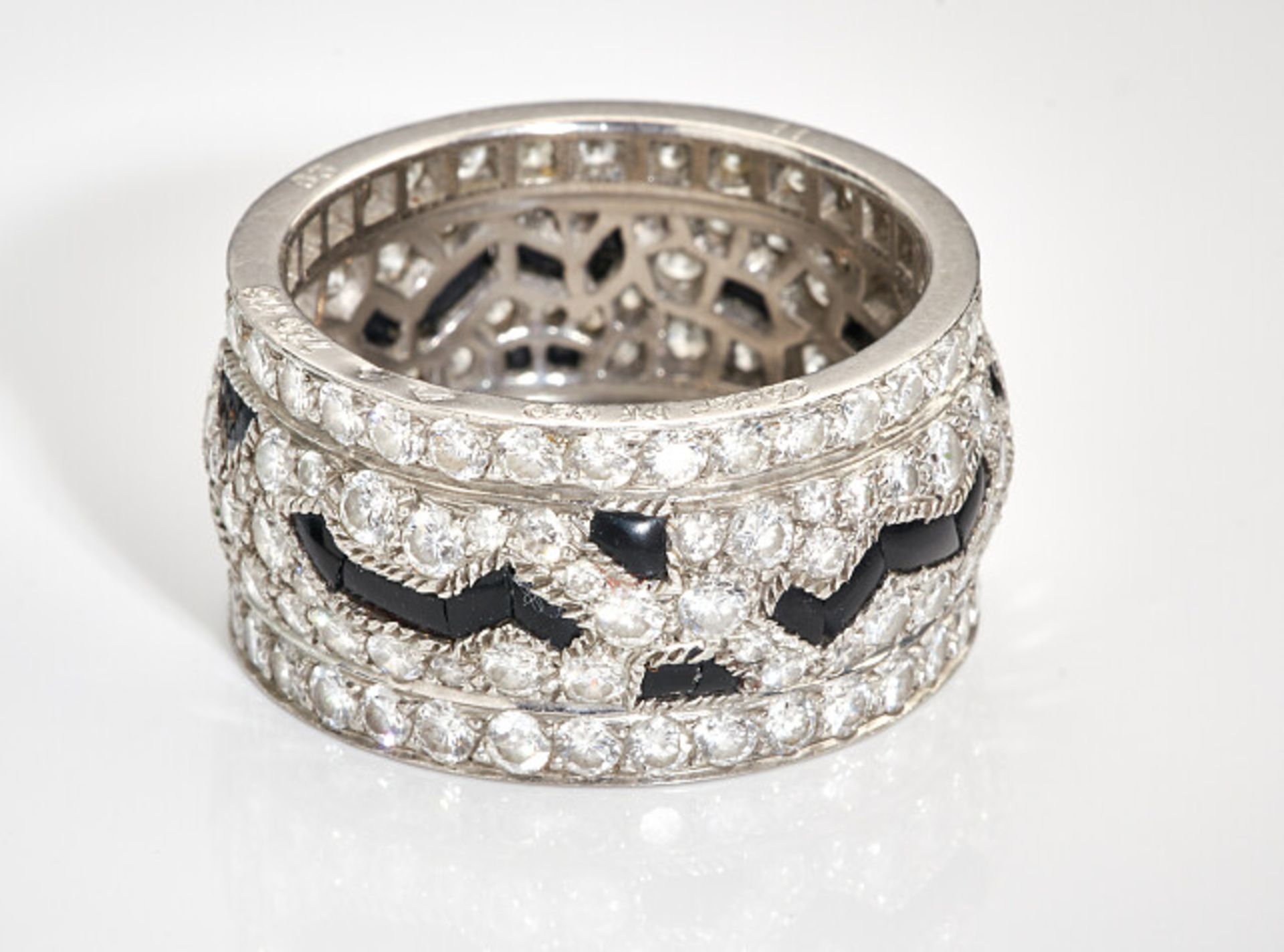 Deutsches Reich 1933 - 1945 - Schmuck und Juwelen : Diamant - Onyx Ring by Cartier. - Bild 9 aus 15