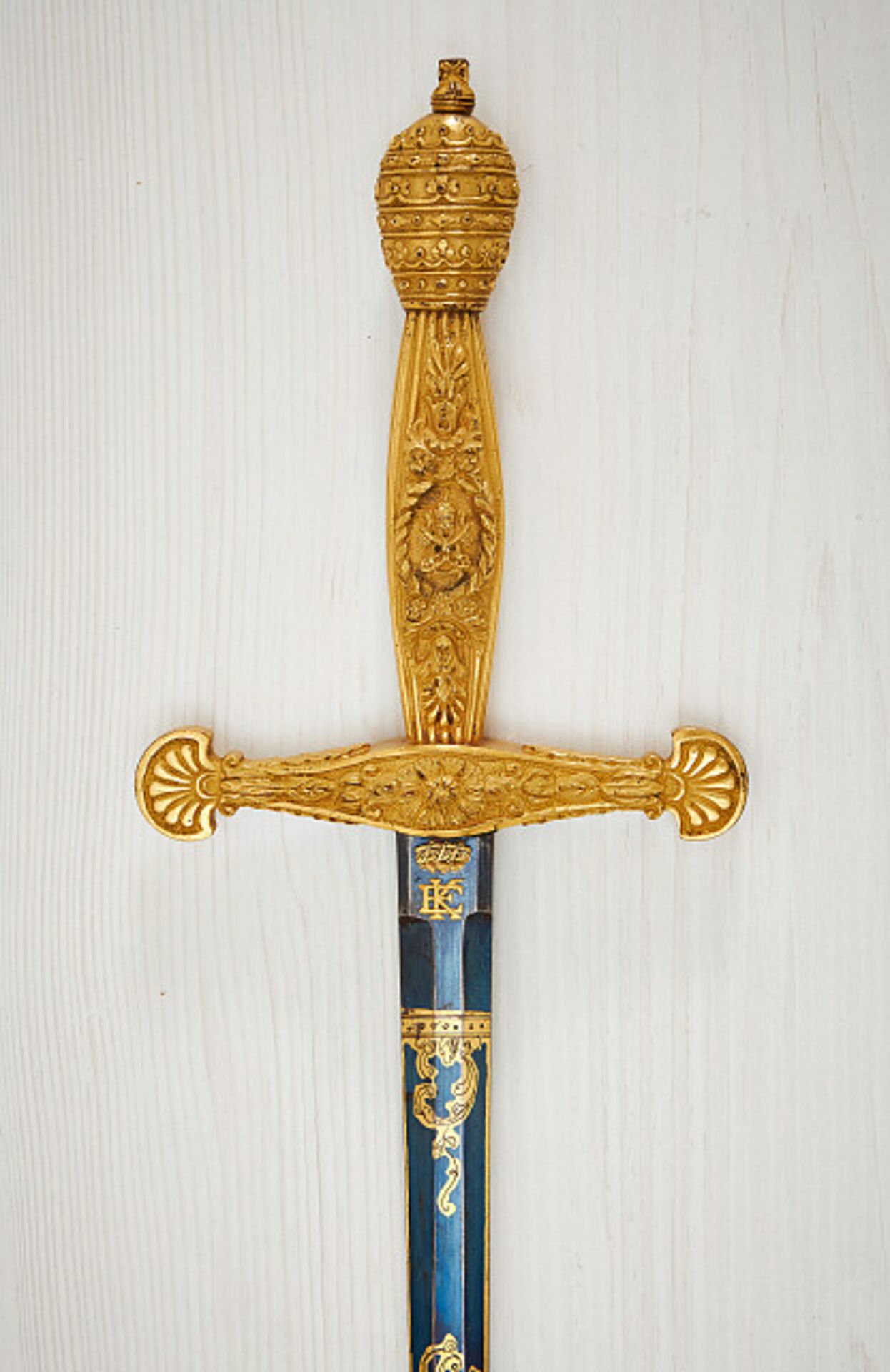 Ausländische Orden &amp; Ehrenzeichen - Vatikan : Geschenk - Schwert Papst Pius IX. an G