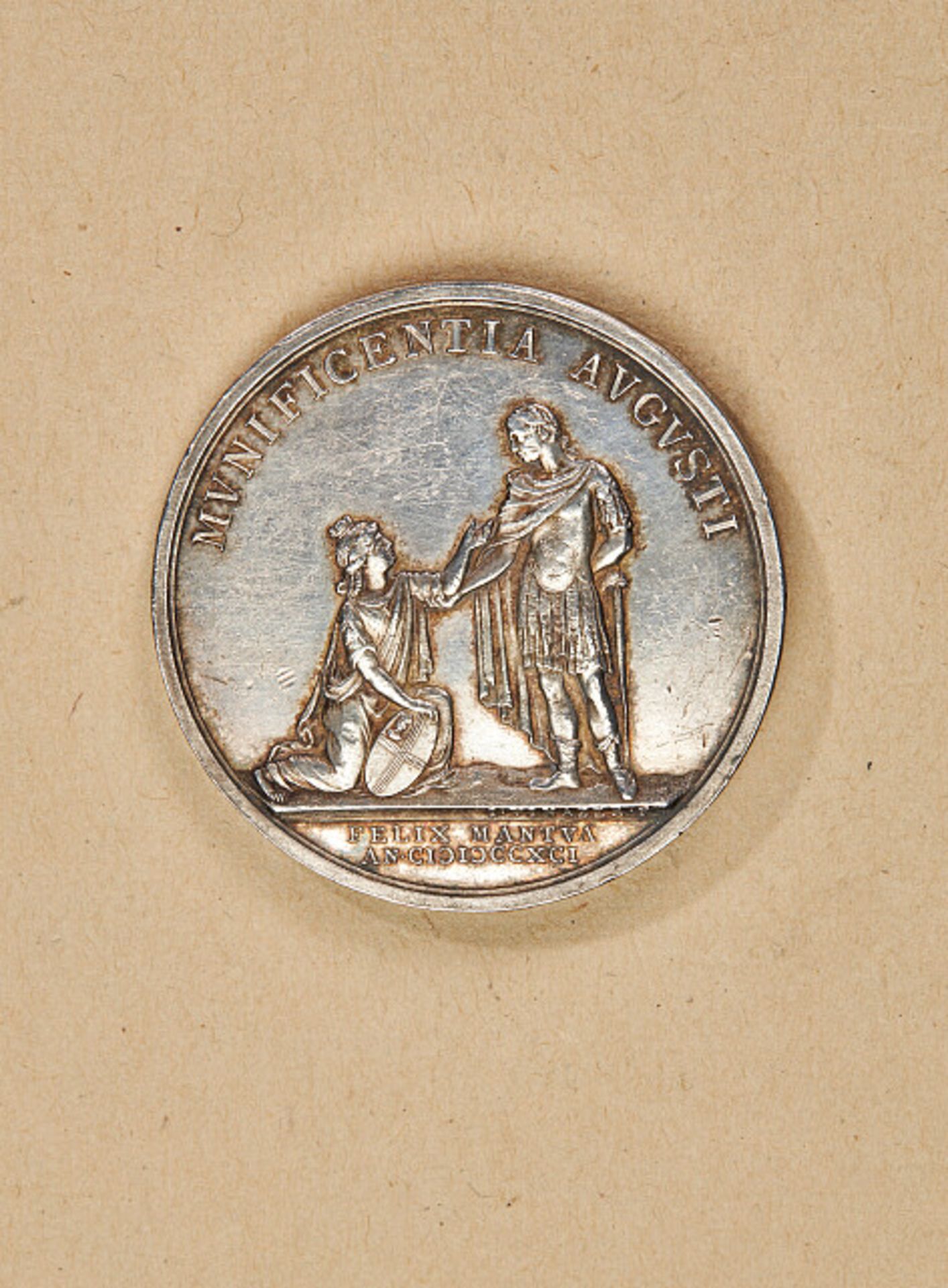 Ausländische Orden &amp; Ehrenzeichen - Österreich : Mailand / Mantua: Medaille "Muniff - Bild 2 aus 2