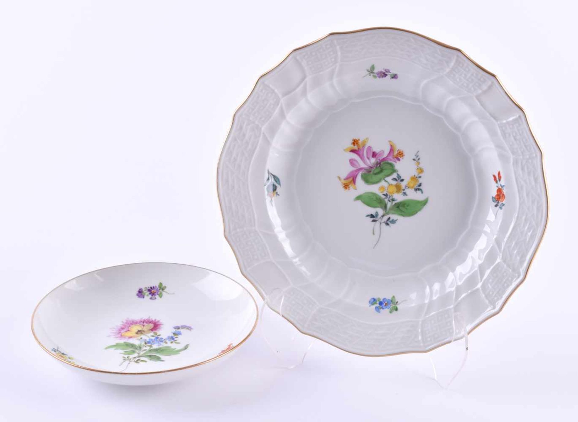 Meissen plate and saucer