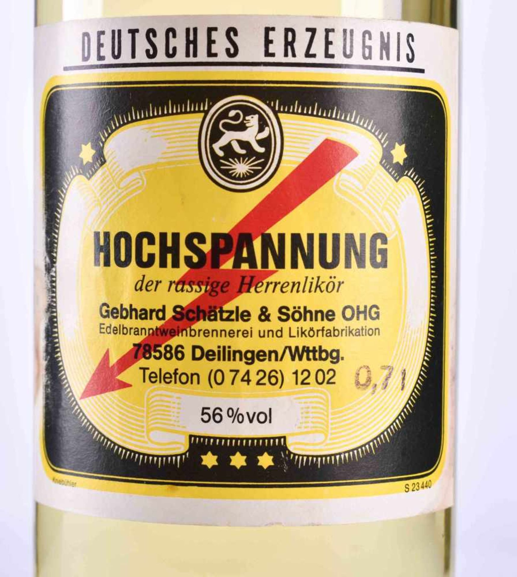 Hochspannung liqueur 1990 - Image 2 of 3