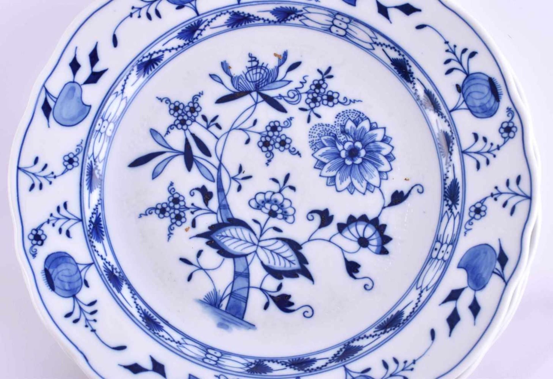 6 dining plates Stadt Meissen - Image 3 of 6